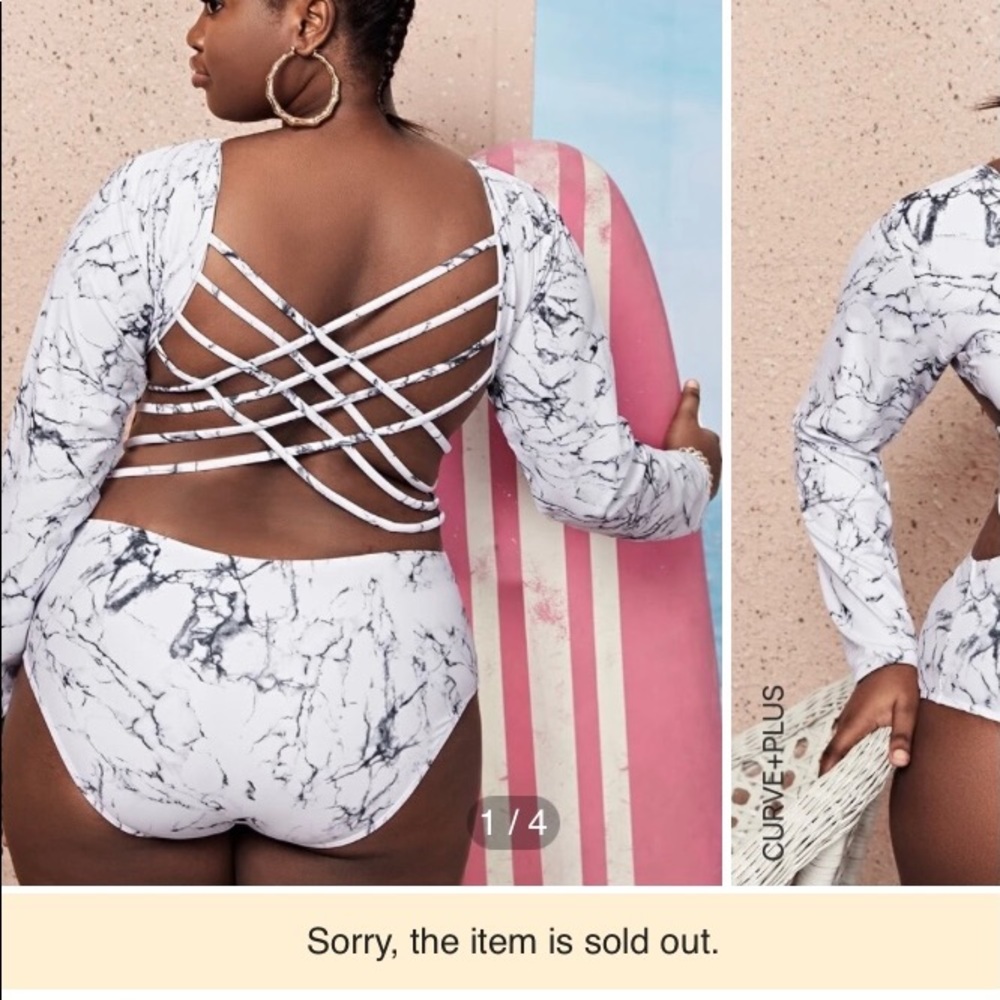 Plus size swimsuit